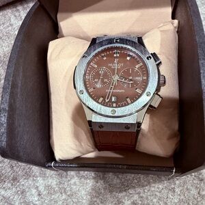 Men's Brown Chronograph Watch